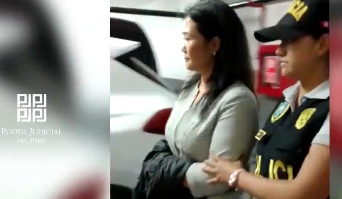 Líder opositora peruana Keiko Fujimori arrestada