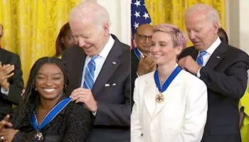 Biles y Rapinoe entre los ganadores de la Medalla Presidencial de la Libertad