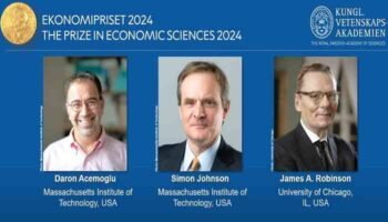 Premio Nobel de Economía 2024: Acemoglu, Johnson y Robinson ganan por su investigación sobre «Instituciones y prosperidad»